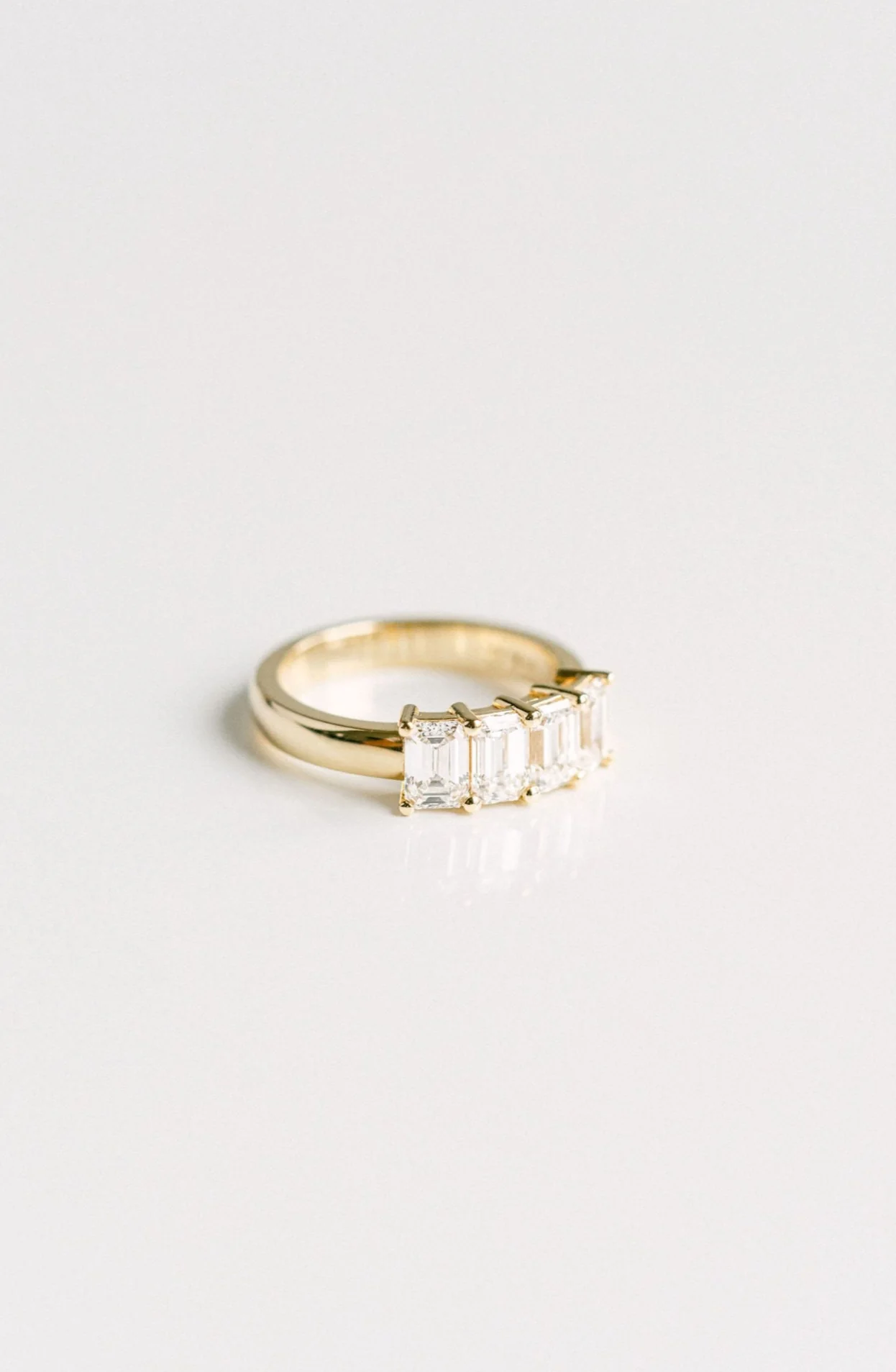 Emerald Cut Diamond Band - Image 4