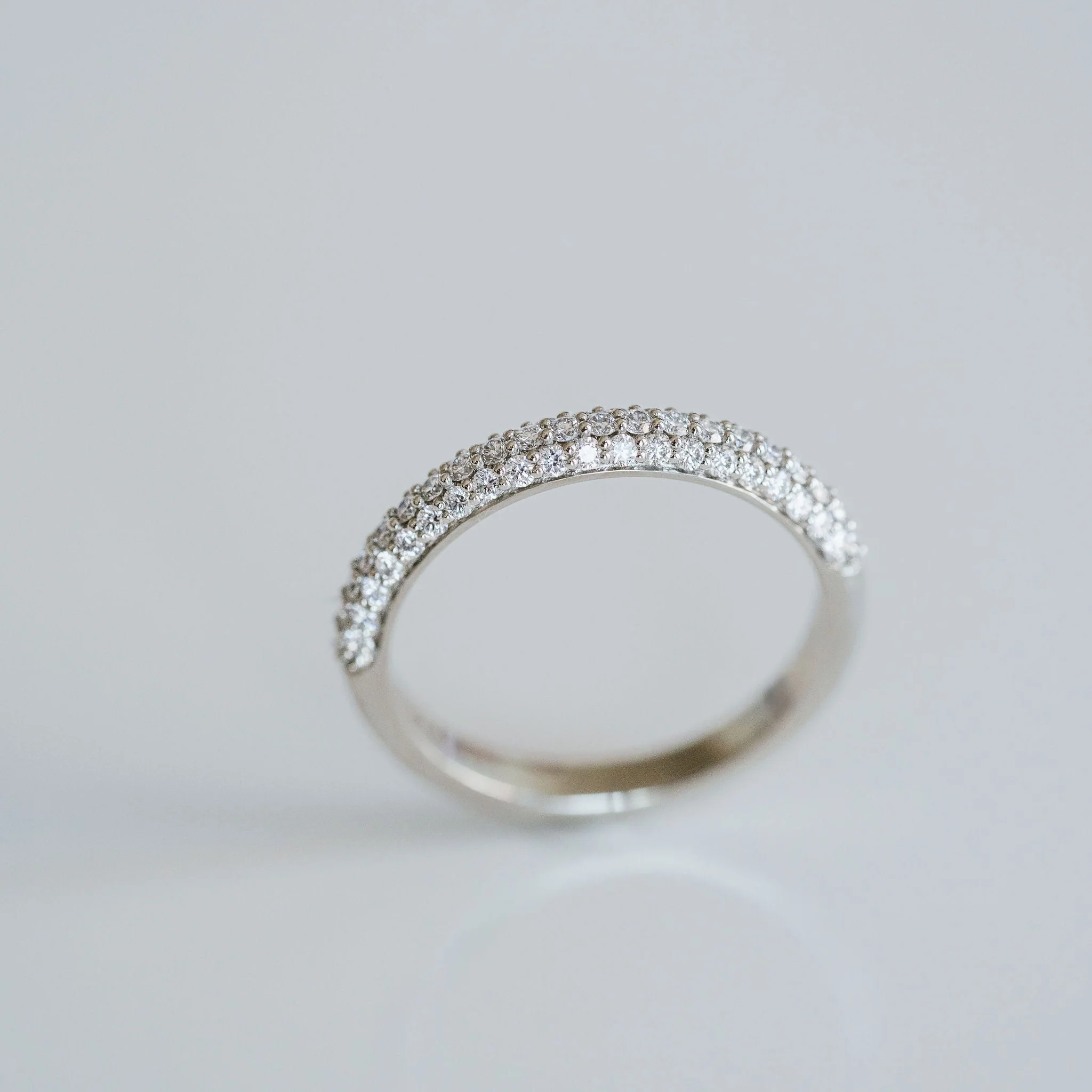 Domed Micropavè Band - Image 3