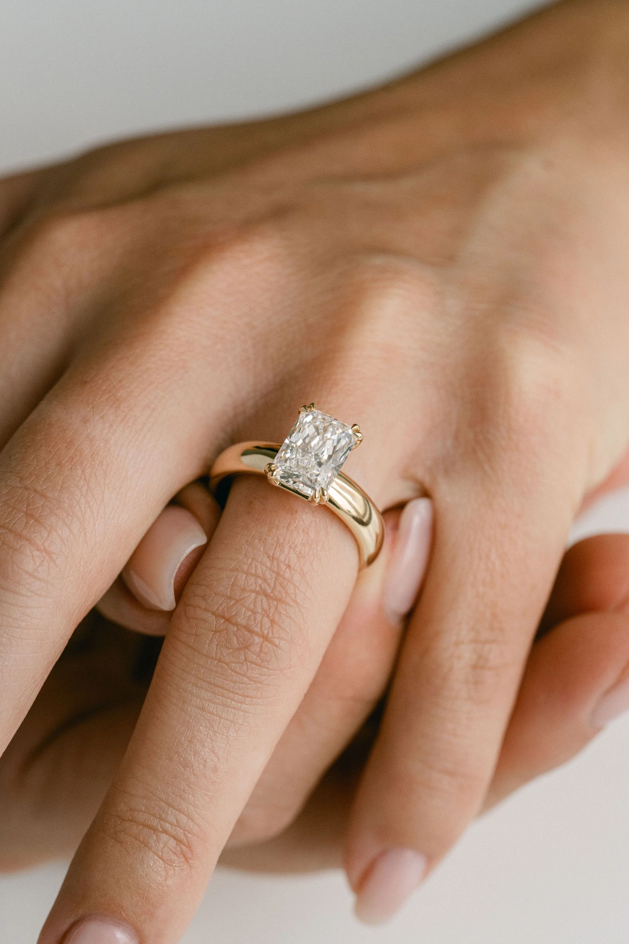 Radiant Cut Diamond Promenade Ring - Image 4