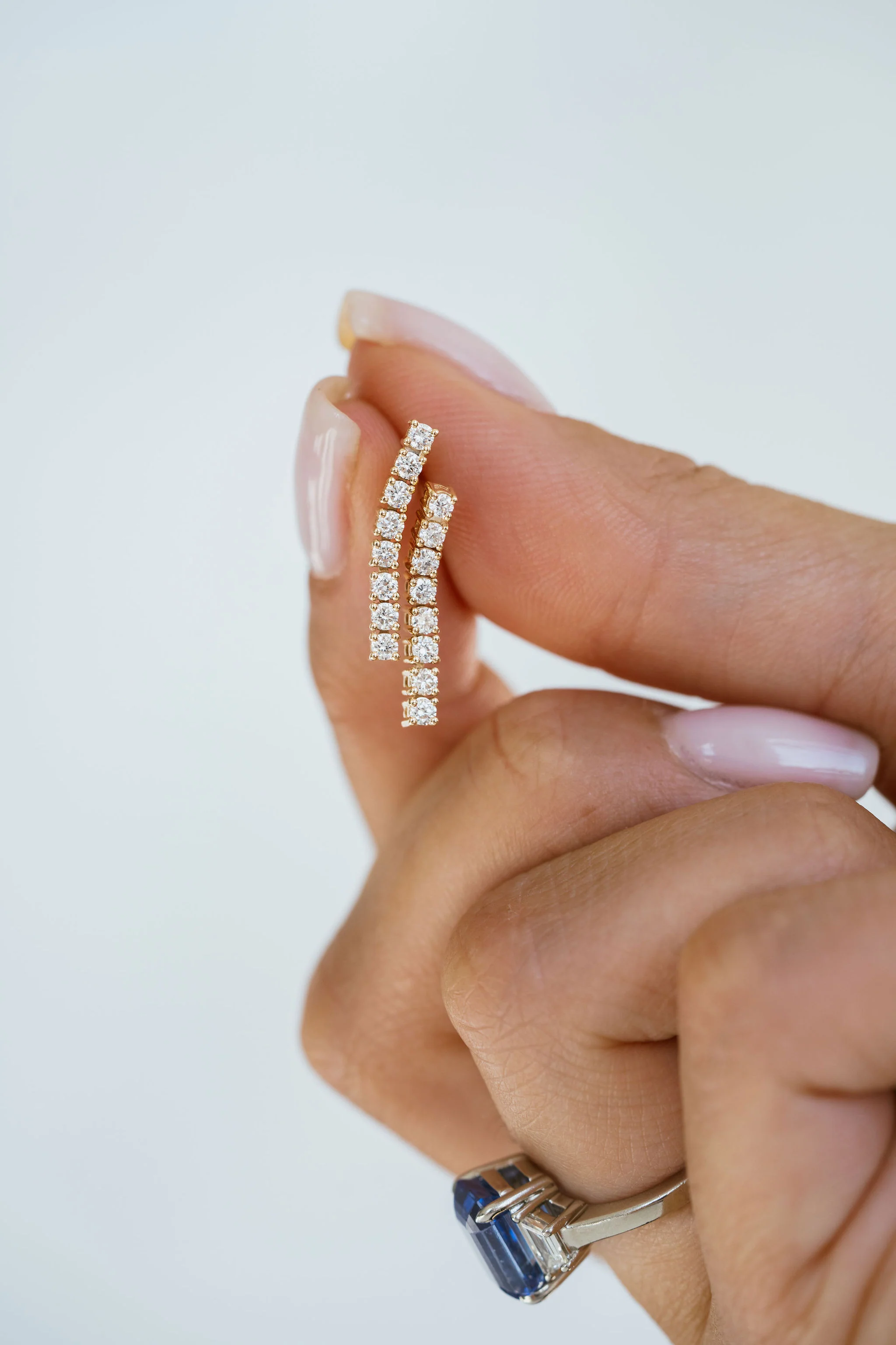 Diamond Courtside Earrings - Image 7